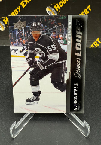 Quinton Byfield Jeunes Loups - Los Angeles Kings #488 FRENCH VARIANT