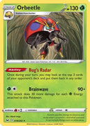 Orbeetle (019/202) [SWSH01 Sword & Shield Base Set] Reverse Holofoil - Rare