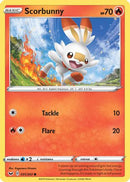 Scorbunny (031/202) [SWSH01 Sword & Shield Base Set] Reverse Holofoil - Common