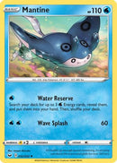 Mantine (052/202) [SWSH01 Sword & Shield Base Set] Reverse Holofoil - Uncommon