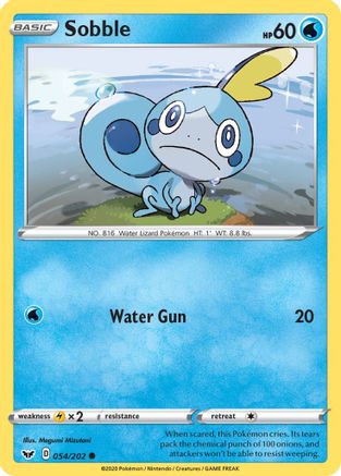 Sobble (054/202) [SWSH01 Sword & Shield Base Set] - Common