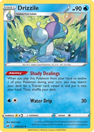 Drizzile (056/202) [SWSH01 Sword & Shield Base Set] - Uncommon