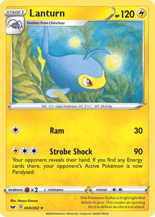 Lanturn (69/202) [SWSH01 Sword & Shield Base Set] - Rare