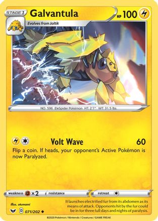 Galvantula (071/202) [SWSH01 Sword & Shield Base Set] - Uncommon