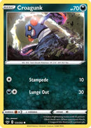 Croagunk (123/202) [SWSH01 Sword & Shield Base Set] Reverse Holofoil - Common