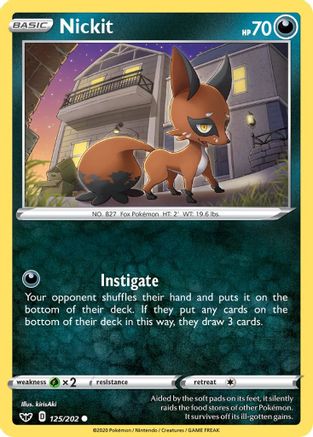 Nickit (125/202) [SWSH01 Sword & Shield Base Set] - Common