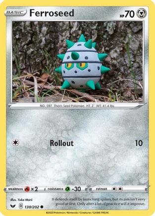 Ferroseed (130/202) [SWSH01 Sword & Shield Base Set] - Common