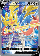 Zacian V (Full Art) (195/202) [SWSH01 Sword & Shield Base Set] Holofoil - Ultra Rare