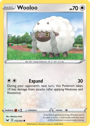 Wooloo (152/202) [SWSH01 Sword & Shield Base Set] - Common