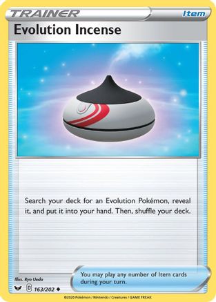 Evolution Incense (163/202) [SWSH01 Sword & Shield Base Set] Reverse Holofoil - Uncommon
