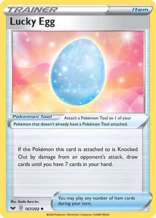 Lucky Egg (167/202) [SWSH01 Sword & Shield Base Set] Reverse Holofoil - Uncommon