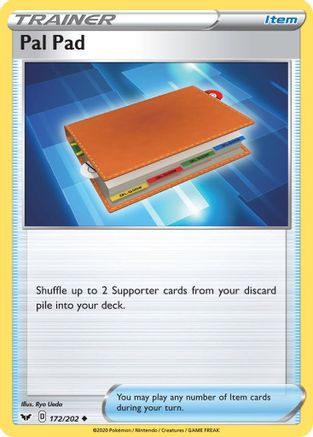 Pal Pad (172/202) [SWSH01 Sword & Shield Base Set] - Uncommon