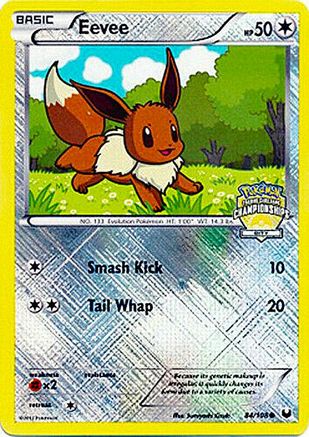 Eevee (City Championships) (084/108) [League & Championship Cards] Reverse Holofoil - Promo