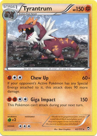Tyrantrum - 62/111 (Cosmos Holo) [MCAP - 062]