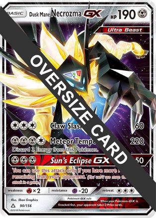 Dusk Mane Necrozma GX (90/156) [Jumbo Cards] Holofoil - Promo