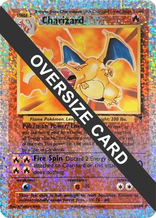 Charizard (Box Topper) (S1/S4) [Jumbo Cards] Reverse Holofoil - Promo