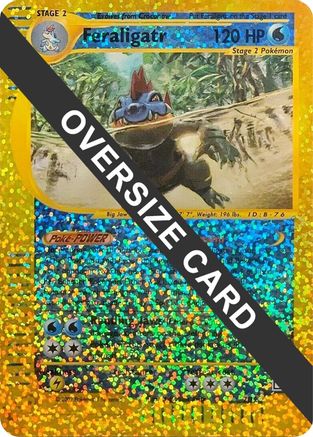 Feraligatr (Box Topper) (2/12) [Jumbo Cards] Reverse Holofoil - Promo