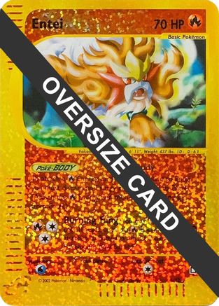 Entei (Box Topper) (5/12) [Jumbo Cards] Reverse Holofoil - Promo