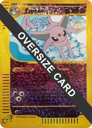 Espeon (Box Topper) (6/12) [Jumbo Cards] Reverse Holofoil - Promo