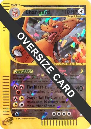 Charizard (Box Topper) (9/12) [Jumbo Cards] Reverse Holofoil - Promo