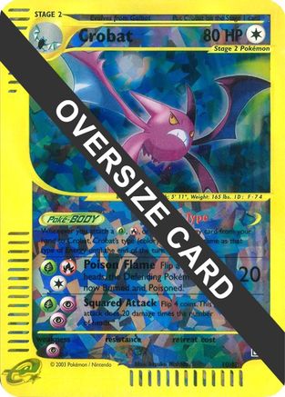 Crobat (Box Topper) (10/12) [Jumbo Cards] Reverse Holofoil - Promo