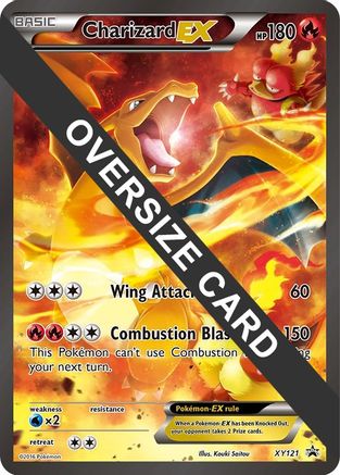 Charizard EX - XY121 (XY Black Star Promos) (XY121) [Jumbo Cards] Holofoil - Promo