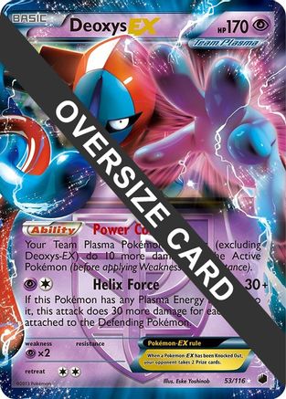 Deoxys EX (Plasma Freeze) (53/116) [Jumbo Cards] Holofoil - Promo