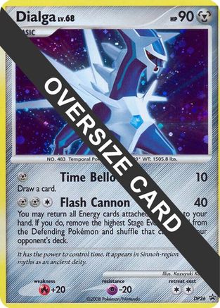 Dialga - DP26 (DP Black Star Promo) (DP26) [Jumbo Cards] Holofoil - Promo