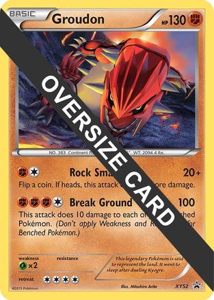 Groudon - XY52 (XY Black Star Promo) (XY52) [Jumbo Cards] Holofoil - Promo