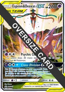 Espeon & Deoxys GX Oversized - SM240 (SM Black Star Promo) (SM240) [Jumbo Cards] Holofoil - Promo