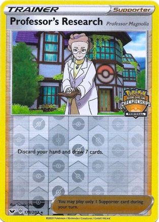 Professor's Research (Regional Championships) (178/202) [League & Championship Cards] Reverse Holofoil - Promo