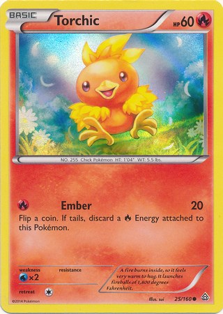 Torchic - 25/160 (Sheen Holo) [MCAP - 025/160]