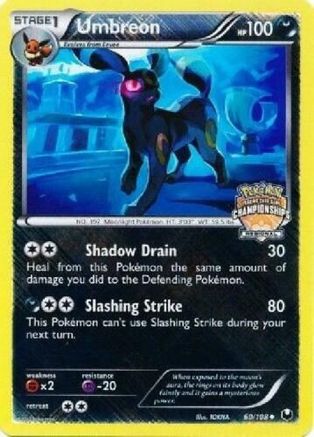 Umbreon (Regional Championships) (60/108) [League & Championship Cards] Holofoil - Promo