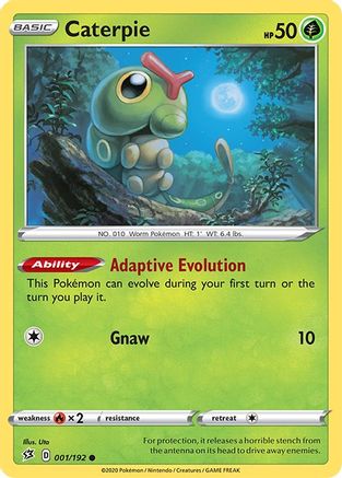 Caterpie (001/192) [SWSH02 Rebel Clash] - Common