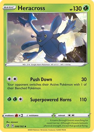 Heracross (006/192) [SWSH02 Rebel Clash] Reverse Holofoil - Uncommon