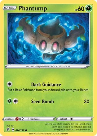 Phantump (014/192) [SWSH02 Rebel Clash] Reverse Holofoil - Common