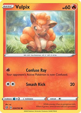 Vulpix (024/192) [SWSH02 Rebel Clash] - Common