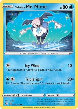 Galarian Mr. Mime (037/192) [SWSH02 Rebel Clash] - Common