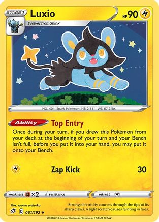 Luxio (061/192) [SWSH02 Rebel Clash] - Uncommon
