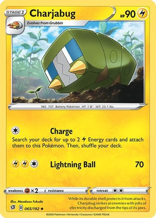 Charjabug (065/192) [SWSH02 Rebel Clash] - Uncommon