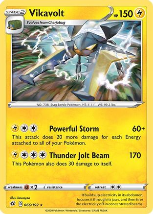 Vikavolt (066/192) [SWSH02 Rebel Clash] Holofoil - Holo Rare