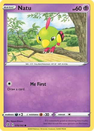 Natu (076/192) [SWSH02 Rebel Clash] - Common