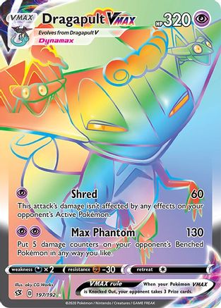 Dragapult VMAX (Secret) (197/192) [SWSH02 Rebel Clash] Holofoil - Secret Rare