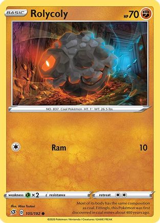 Rolycoly (105/192) [SWSH02 Rebel Clash] - Common