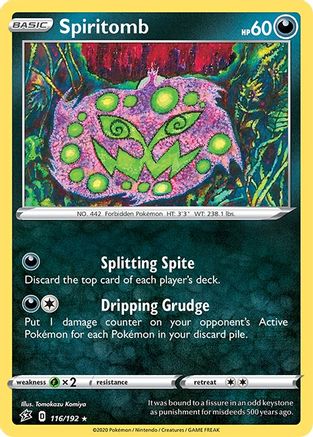 Spiritomb (116/192) [SWSH02 Rebel Clash] - Rare