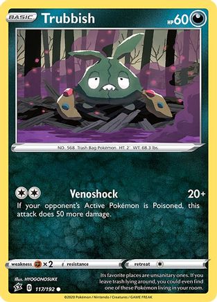 Trubbish (117/192) [SWSH02 Rebel Clash] - Common