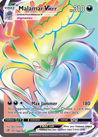 Malamar VMAX (Secret) (198/192) [SWSH02 Rebel Clash] Holofoil - Secret Rare