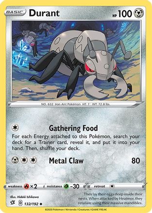 Durant (132/192) [SWSH02 Rebel Clash] - Uncommon