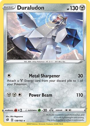Duraludon (138/192) [SWSH02 Rebel Clash] Reverse Holofoil - Holo Rare