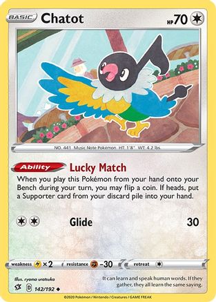 Chatot (142/192) [SWSH02 Rebel Clash] - Uncommon